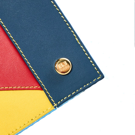 Origin Passport Holder Blue Yellow and Red