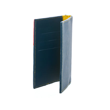 Origin Passport Holder Blue Yellow and Red