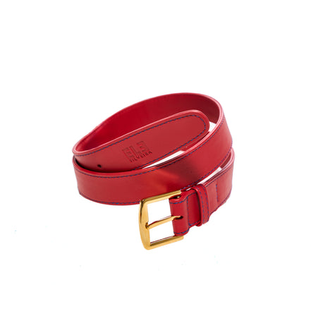 Runway Leather Rouge Belt