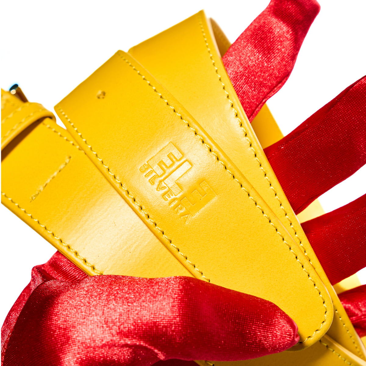 Runway Leather Yellow Belt