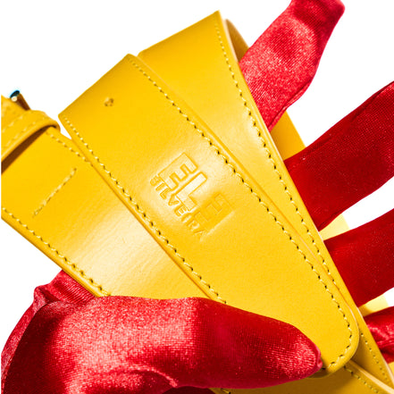 Runway Leather Yellow Belt