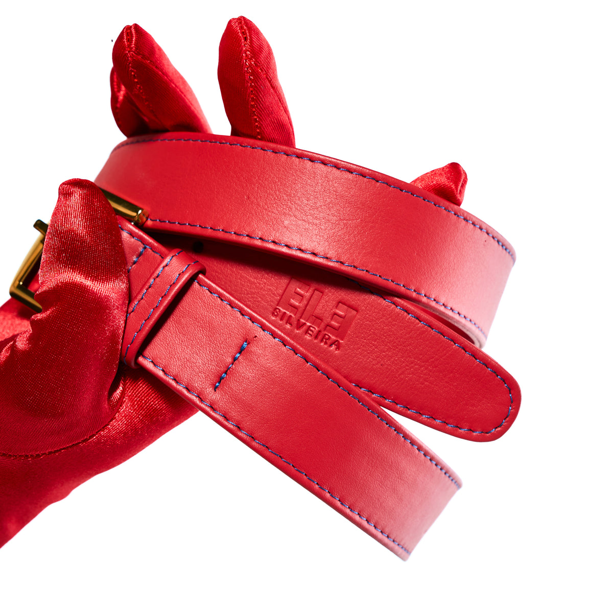 Runway Leather Rouge Belt