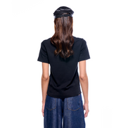 Black Short Sleeve 100% Cotton
