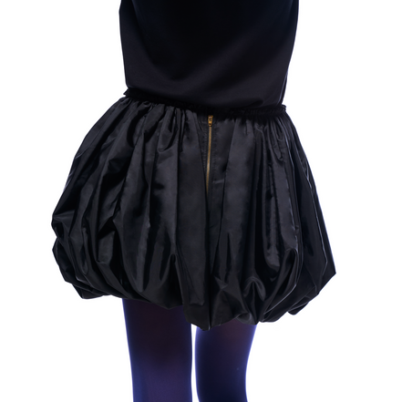 Bubble Black Skirt