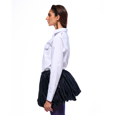 Bubble Black Skirt