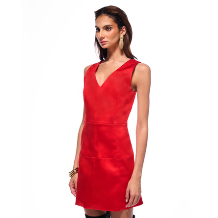 Signal Code Midi Dress (Patchwork)