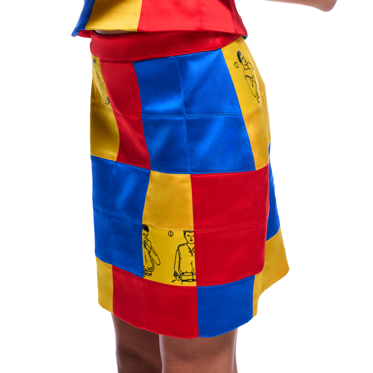 Signal Code Skirt (Patchwork)