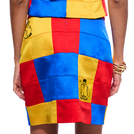 Signal Code Skirt (Patchwork)