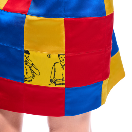 Signal Code Skirt (Patchwork)